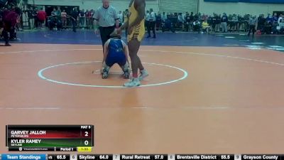 3 - 165 lbs Quarterfinal - Kyler Ramey, Skyline vs Garvey Jalloh, Petersburg