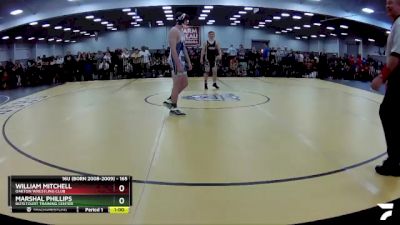 165 lbs Cons. Round 2 - Marshal Phillips, Botetourt Training Center vs William Mitchell, Oakton Wrestling Club