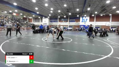 160 lbs Cons. Round 2 - Roman Loya, Rim Of The World vs Farid Sawaya, Valencia (Placentia)