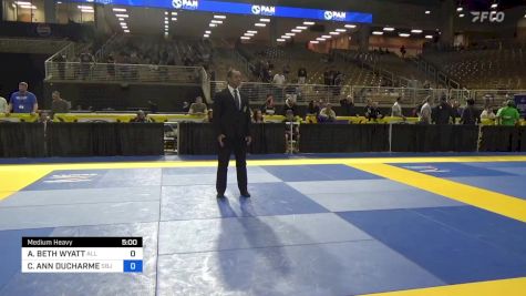 AMANDA BETH WYATT vs CARLY ANN DUCHARME 2024 Pan Jiu Jitsu IBJJF Championship