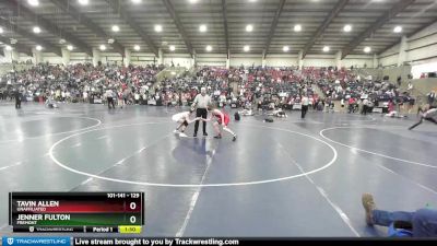 129 lbs Cons. Round 3 - Tavin Allen, Unaffiliated vs Jenner Fulton, Fremont