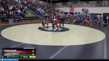 145 lbs Placement Matches (8 Team) - Landon Worley, Commerce Hs vs Tyler Nelson, Mt. Pisgah Christian School