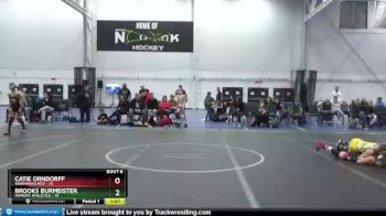 76 lbs Round 2 (8 Team) - Catie Orndorff, Warhawks Red vs Brooks Burmeister, Armory Athletics