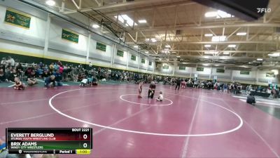 40 lbs Cons. Round 3 - Everett Berglund, Sturgis Youth Wrestling Club vs Brix Adams, Windy City Wrestlers