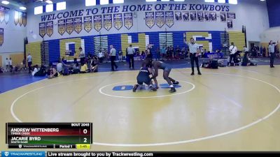 152 Blue Quarterfinal - Andrew Wittenberg, Timber Creek vs Jacarie Byrd, South Dade