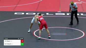 184 lbs Final - Max Dean, Cornell vs Ryan Preisch, Lehigh