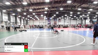 100 lbs Round Of 16 - Ethan Andreula, NY vs Gavin Fisher, FL