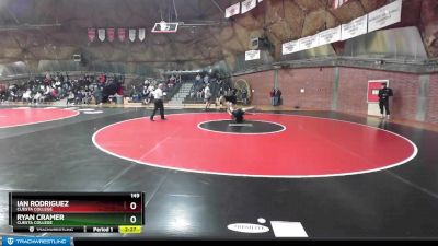 149 lbs Cons. Round 3 - Ian Rodriguez, Cuesta College vs Ryan Cramer, Cuesta College