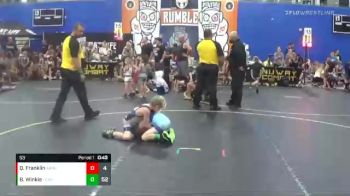 53 lbs Round 5 (8 Team) - Blake Winkie, Lead Miners vs Quinton Franklin, ARES Red
