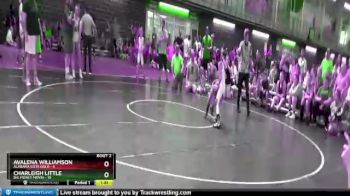 70 lbs Semis (4 Team) - AVALENA WILLIAMSON, Alabama Elite Gold vs Charleigh Little, Big Money Movin