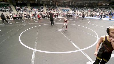 52 lbs Round Of 16 - Ryland Peters, Claremore Wrestling Club vs Cooper Horine, Cleveland Take Down Club