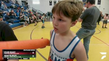 108 lbs 5th Place Match - Syler Roady, Worland Wrestling Club vs Noah Blakley, Greybull Basin Athletic Club