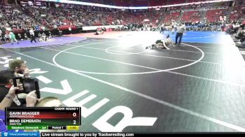 D3-170 lbs Champ. Round 1 - Gavin Bragger, Independence/Gilm. vs Brad Demerath, Shiocton