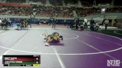 D3-106 lbs Cons. Round 3 - Chrystian Owens, Mohave vs Brett Bates, Walden Grove