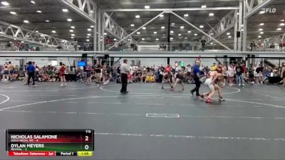 113 lbs Semis (4 Team) - Nicholas Salamone, Gold Medal WC vs Dylan Meyers, Revival