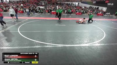 90 lbs 3rd Place Match - Isaiah Neitzel, Askren Wrestling Academy vs Riley Longdin, Askren Wrestling Academy