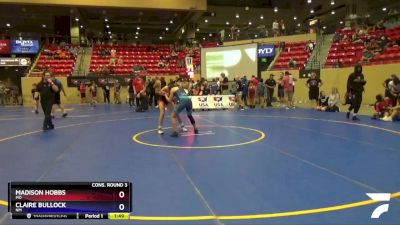 127 lbs Cons. Round 3 - Madison Hobbs, MO vs Claire Bullock, NM