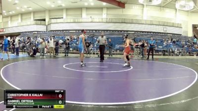 110 lbs Cons. Round 1 - Gabriel Ortega, Highland Wrestling Club vs Christopher K Kallai, Ohio