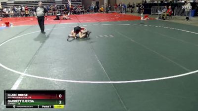 95 lbs Champ. Round 1 - Garrett Bjerga, Staples vs Blake Brose, Watertown-Mayer