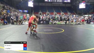 195 lbs Rnd Of 64 - Roman Corral, Arizona vs Josh Hoffer, Illinois