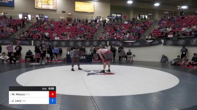 110 kg Semis - Michael Mocco, ATT/Mocco Wrestling Academy vs Jacob Levy, Tar Heel Wrestling Club