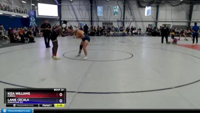 143 lbs Champ. Round 1 - Lanie Cecala, Augustana (IL) vs Kiza Williams, Eureka