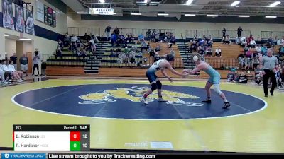 157 lbs 2nd Wrestleback (8 Team) - Brady Robinson, Landmark Christian School vs Ridge Hardaker, Model