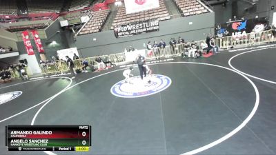 49 lbs Champ. Round 2 - Angelo Sanchez, Hawkeye Wrestling Club vs Armando Galindo, California