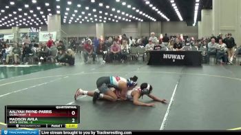 101 lbs Quarters & 1st Wb (16 Team) - Aaliyah Payne-Parris, Sacred Heart vs Madison Avila, North Central