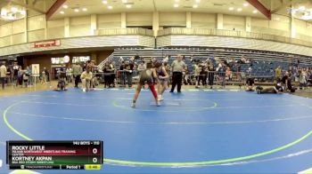 110 lbs Cons. Round 1 - Kortney Akpan, RSA Red Storm Wrestling vs Rocky Little, Inland Northwest Wrestling Training Center