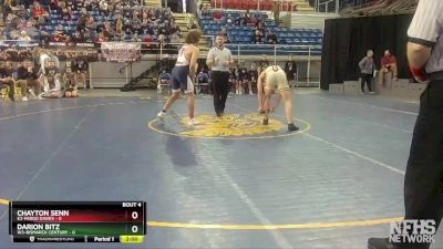 182 lbs Quarterfinals (8 Team) - Chayton Senn, E2-Fargo Davies vs Darion Bitz, W3-Bismarck Century