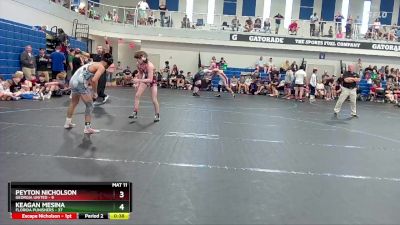 115 lbs Semis & 1st Wrestleback (8 Team) - Keagan Mesina, Florida Punishers vs Peyton Nicholson, Georgia United