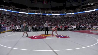 127 lbs Quarterfinal - Jax Forrest, Bishop McCort vs Jackson Rush, West Perry