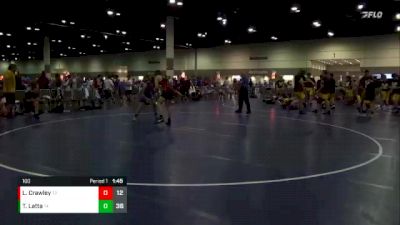 160 lbs Round 2 (6 Team) - Lukas Crawley, Griffin Fang vs Travis Latta, Ohio Devils