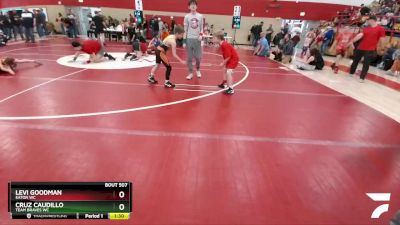 61-63 lbs Round 3 - Levi Goodman, Eaton WC vs Cruz Caudillo, Team Braves WC