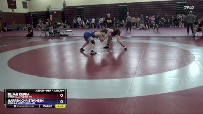 Junior-4 lbs Round 2 - Elijah Kupka, Immortal Athletics WC vs Garren Christiansen, Dubuque Wrestling Club