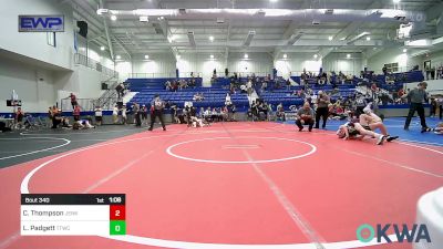 119 lbs Final - Champ Thompson, Jenks Trojan Wrestling Club vs Lane Padgett, Team Tulsa Wrestling Club