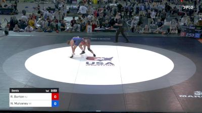 170 lbs Semis - Ryan Burton, New Jersey vs Noah Mulvaney, Wisconsin