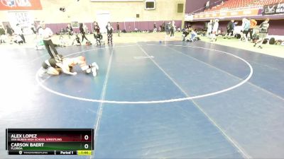 142-142 lbs Round 1 - Alex Lopez, Van Buren High School Wrestling vs Carson Baert, Florida