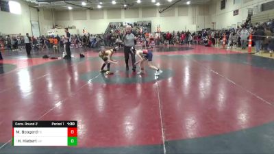 70 lbs Cons. Round 2 - Hayden Hiebert, LPGE/Browerville Wolves vs Maddox Boogerd, Flat Earth