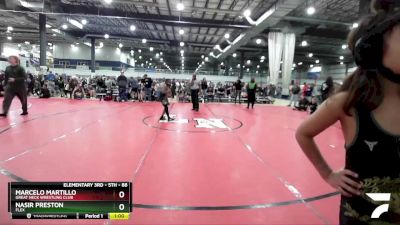 88 lbs Semifinal - Marcelo Martillo, Great Neck Wrestling Club vs Nasir Preston, Flex