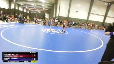 77 lbs Round 5 - Cooper Miller, Askeo International Mat Club vs Daniel Moran, NWWC