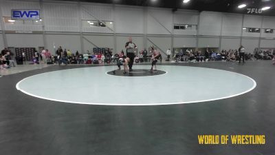 70 lbs 3rd Place - Brooklyn Binsfeld, Funky Singlets Girls vs Paityn McCann, Sisters On The Mat Black