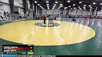 160 lbs Rd# 3 12:00pm Friday - Barret Mieras, Iowa Black vs Cooper Driscoll, Terps Xtreme