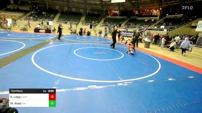 36 lbs 2nd Place - Kashton Legg, Barnsdall Youth Wrestling vs Maddox Reed, Pin-King All Stars