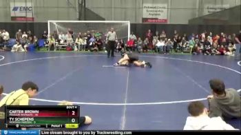 152 lbs Quarterfinals (8 Team) - Ty Schepens, Montana Maroon vs Carter Brown, Missouri Avengers