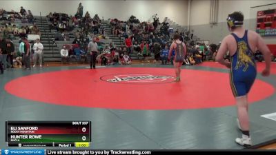 165 lbs Cons. Round 2 - Eli Sanford, Rocky Mountain vs Hunter Rowe, Nucla