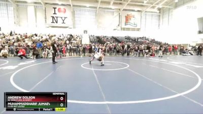 75 lbs Semifinal - Muhammadsharif Jumaev, Club Not Listed vs Andrew Dolson, B2 Wrestling Academy