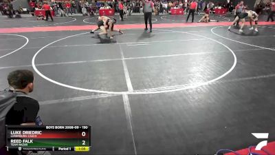 190 lbs Semifinal - Reed Falk, Team Nazar vs Luke Driedric, Luxemburg-Casco