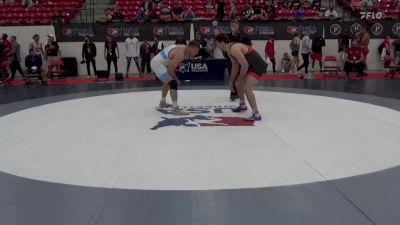 92 kg Rnd Of 16 - Jackson Kinsella, Nebraska Golden Eagles Wrestling Club vs Eric Schultz, Nebraska Wrestling Training Center